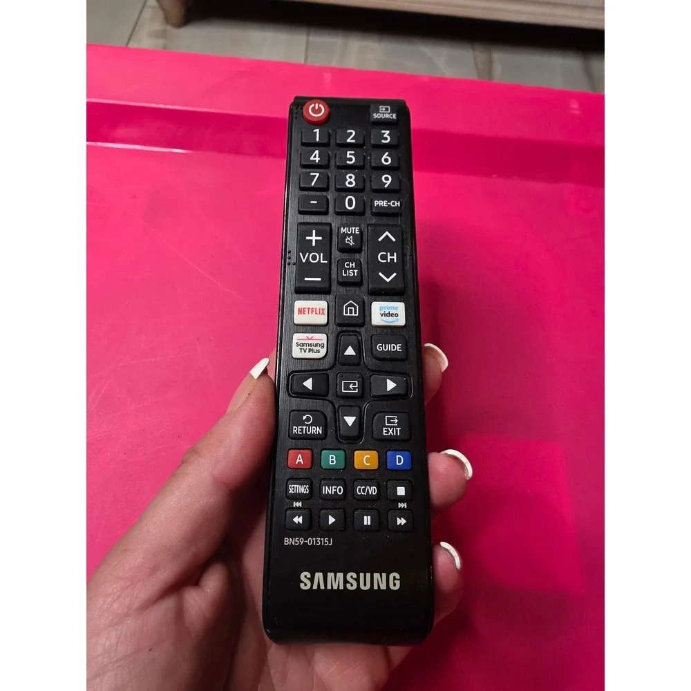 Samsung BN59-01315J Smart TV Remote Control Netflix Prime Video Black